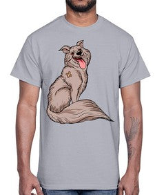 dog 98#- dogs- Cotton Tee