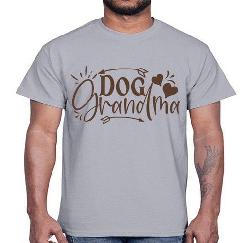 Dog Grandma Style 101#- dogs- Cotton Tee