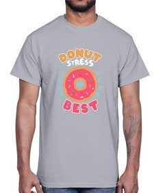 Donut stress 3#- cartoon food- Cotton Tee