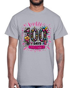 Easy one hundred Days of School 44#- one hundred days- Cotton Tee