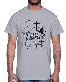 Eat sleep dance repeat 122#- ballet- Cotton Tee