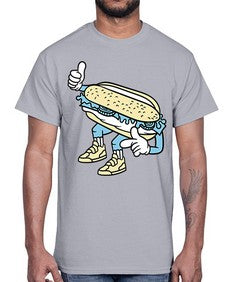 Enjoy bite me 119#- cartoon food- Cotton Tee