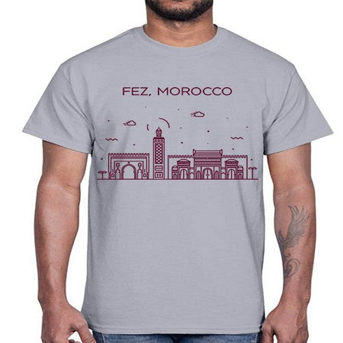 Fez 718#- cities- Cotton Tee
