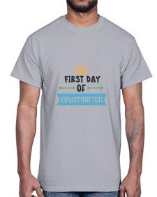 First day of kindergarten 105#- kindergarten- Cotton Tee