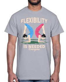 Flexibility is Needed 218#- yoga- Cotton Tee