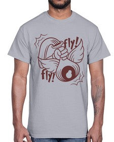 Fly 125#- cartoon general- Cotton Tee