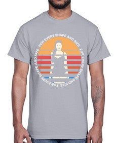 For Every Shape and Size 220#- yoga- Cotton Tee