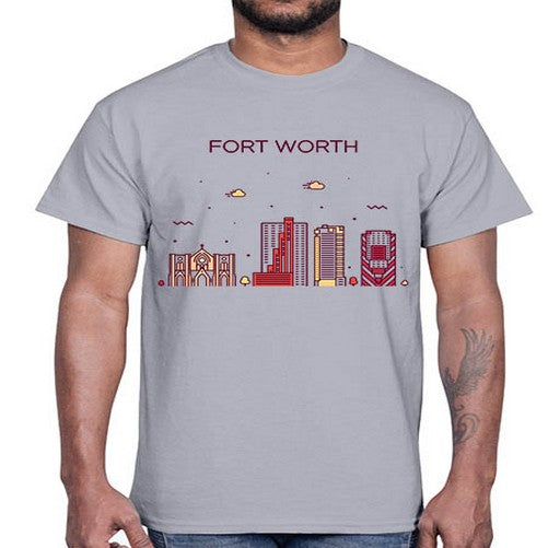 FortWorth 740#- cities- Cotton Tee