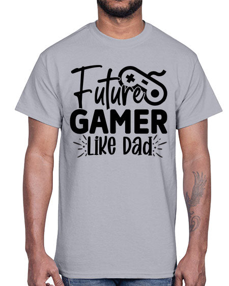 Future Gamer Like Dad 312#- kids- Cotton Tee