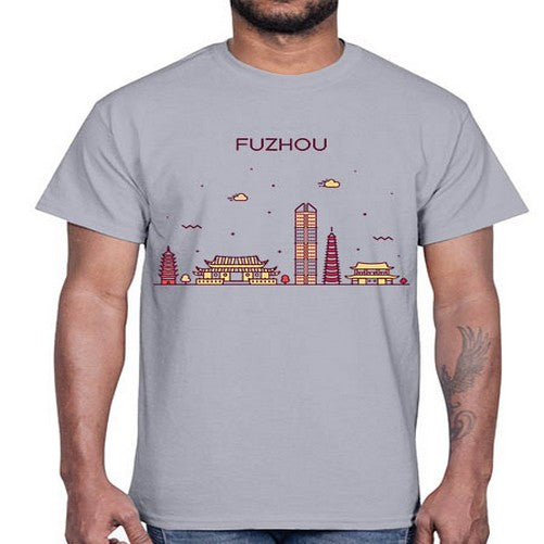 Fuzhou 753#- cities- Cotton Tee
