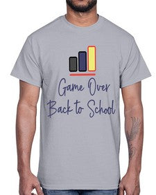 Game Over Back to School 216#- general school- Cotton Tee