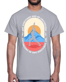 Get Stretched 225#- yoga- Cotton Tee