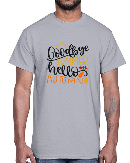 Goodbye summer hello autumn 99#- summer- Cotton Tee
