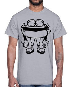 Handsome hotdog 135#- cartoon food- Cotton Tee