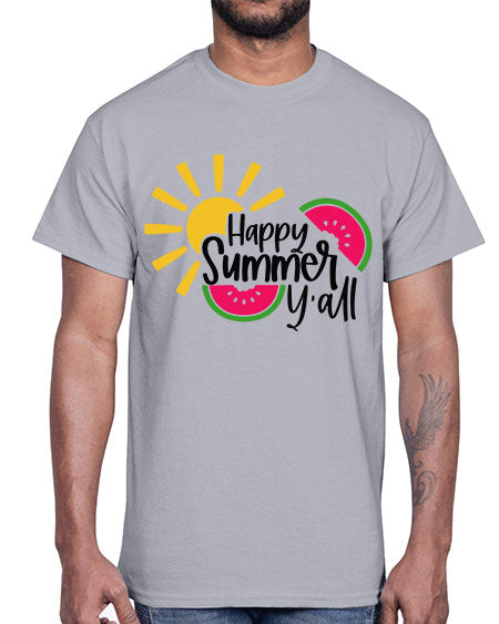 Happy Summer Yall Style 41#- summer- Cotton Tee