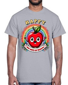 Happy one hundred Days Of School 246#- one hundred days- Cotton Tee