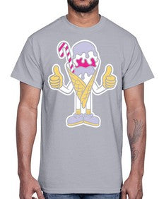 Have an ice day 138#- cartoon food- Cotton Tee