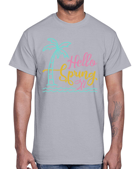 Hello Spring x Style 64#- summer- Cotton Tee