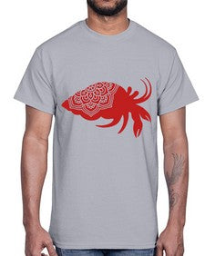 HermitCrabMandala 518#- mandala- Cotton Tee