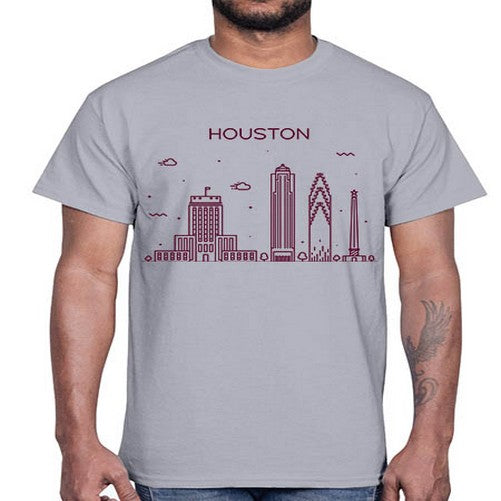 Houston 908#- cities- Cotton Tee