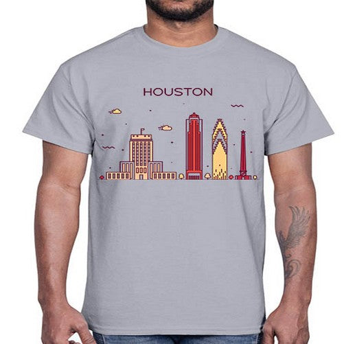 Houston 911#- cities- Cotton Tee
