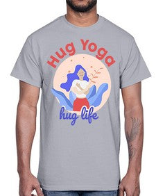 Hug Yoga Hug Life 261#- yoga- Cotton Tee