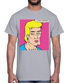 I Look Handsome 574#- art pop art- Cotton Tee