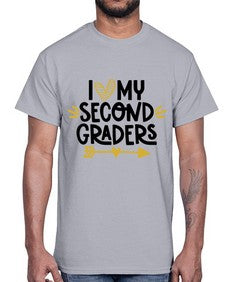 I Love My Second 367#- second grade- Cotton Tee