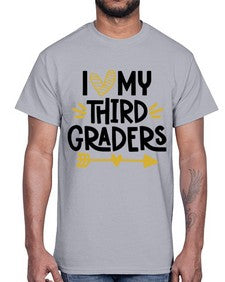 I Love My Third 368#- third grade- Cotton Tee