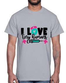 I Love Tiny Humans Style Style 904#- nurse- Cotton Tee