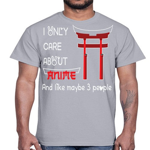 I Only Care About Anime Anime 240#- anime- Cotton Tee