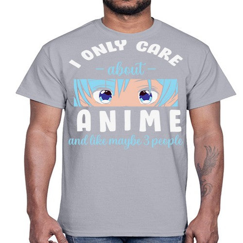 I Only Like People Anime Japanese 241#- anime- Cotton Tee