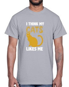 I Think My Cats- cats- Cotton Tee