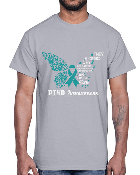 I am the storm PTSD 20#- PTSD- Cotton Tee