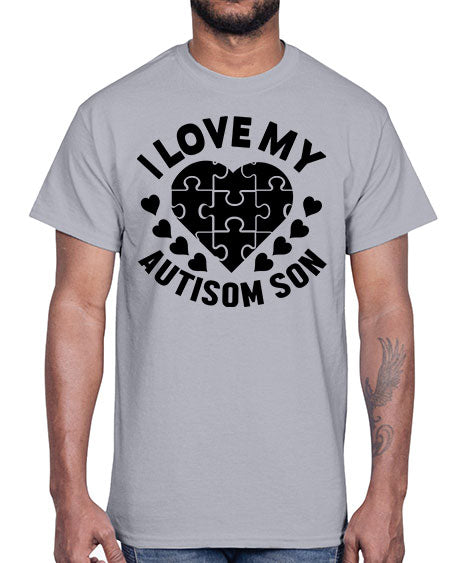 I love my Style 45#- autism- Cotton Tee