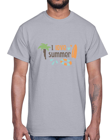 I love summer 91#- summer- Cotton Tee