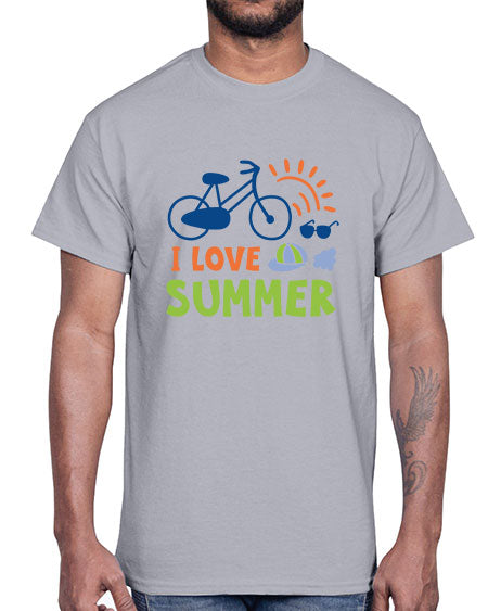 I love summer 92#- summer- Cotton Tee