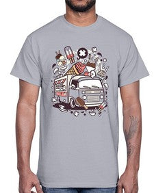 Ice Cream Van 1174#- ice cream- Cotton Tee