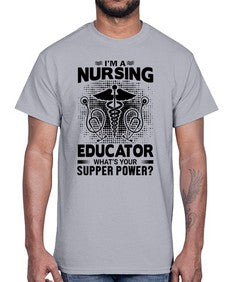 Im a nursing Style 227#- nurse- Cotton Tee