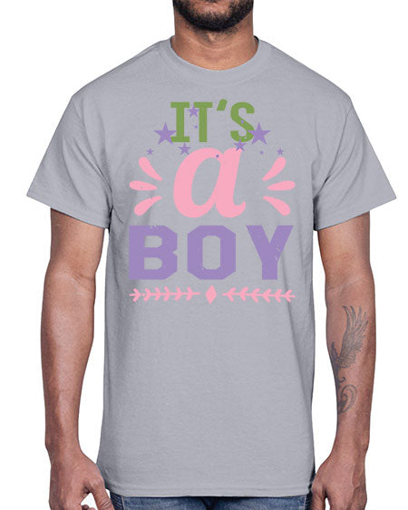 Its a boy Style 131#- baby shower- Cotton Tee