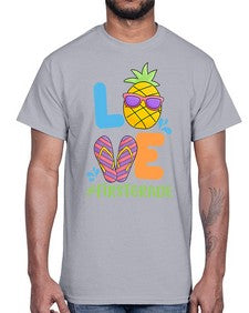 LOVE first Grade Summer Pineapple 515#- first grade- Cotton Tee