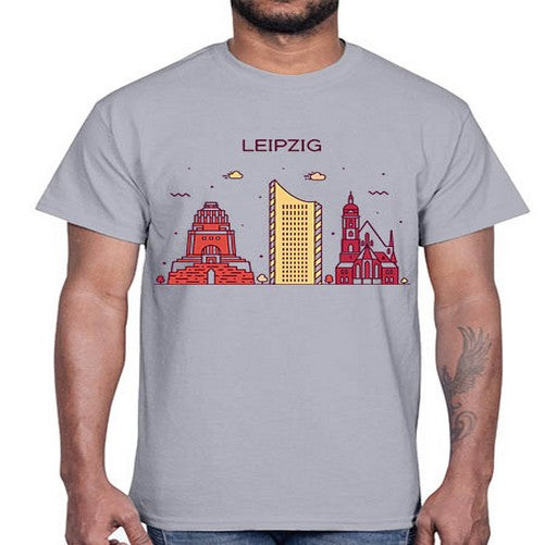 Leipzig 1128#- cities- Cotton Tee