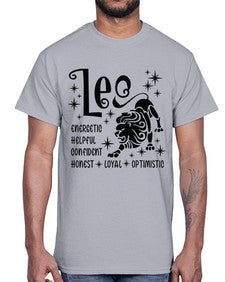 Leo 278#- leo- Cotton Tee