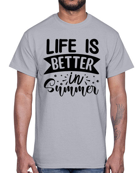 Life is better in Summer 01#- summer- Cotton Tee