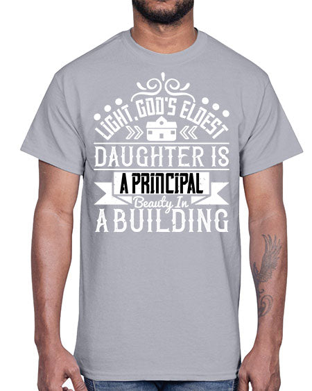 Light Gods eldest daughter is a principal beauty in a building Style 274#- architect- Cotton Tee