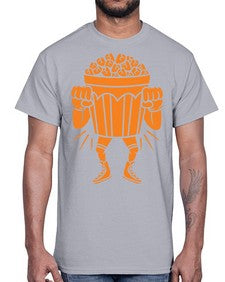Mad popcorn 164#- cartoon food- Cotton Tee
