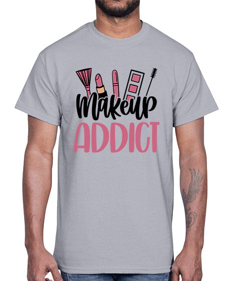 Makeup Addict Style 55#-makeup Cotton Tee