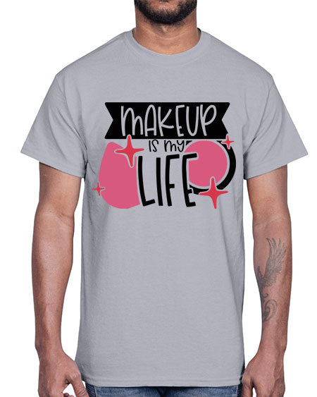 Makeup Is My Life Style 45#-makeup Cotton Tee