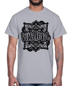 Mandala Wisdom 765#- mandala- Cotton Tee