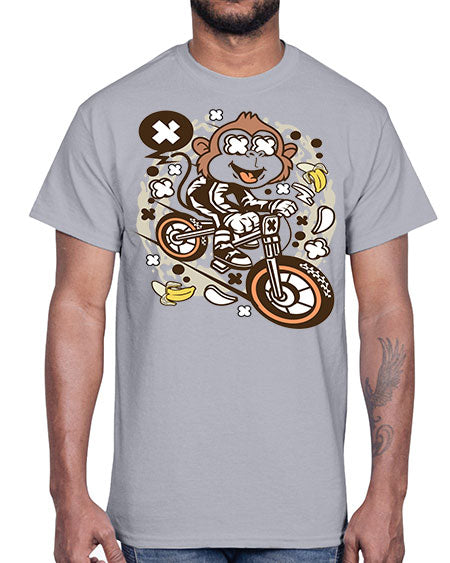 Monkey Downhill- monkey- Cotton Tee